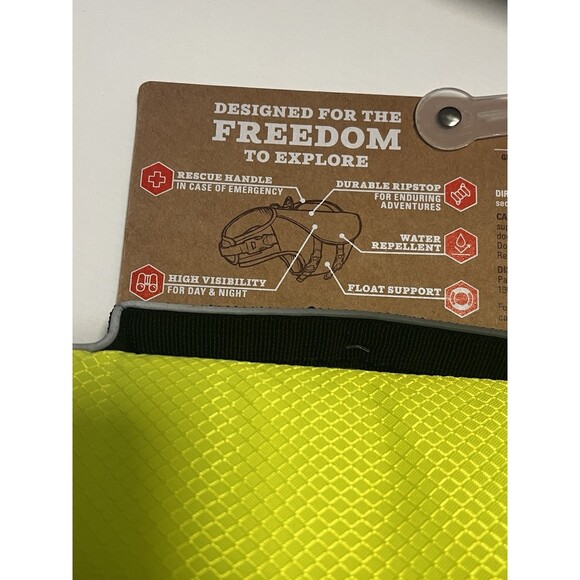 Arcadia Trail High Visibility Flotation Aid Small Dog Life Jacket 18 - 25in - Picture 5 of 9